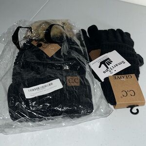 Brand new CC knit hat and gloves